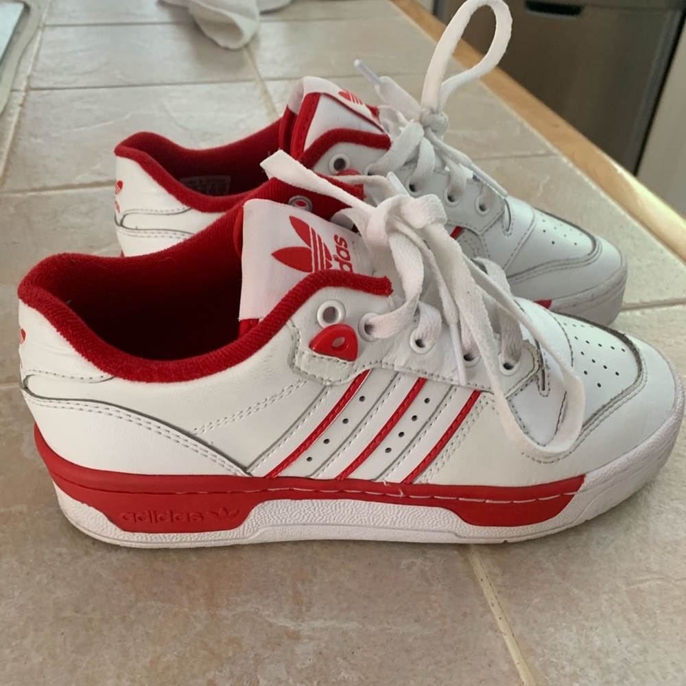 White Adidas sneakers